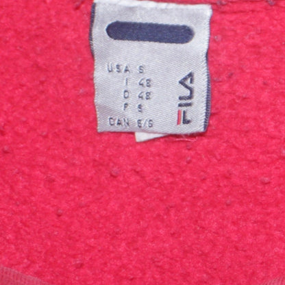Mens UK Size S FILA Red Pullover Sweatshirt