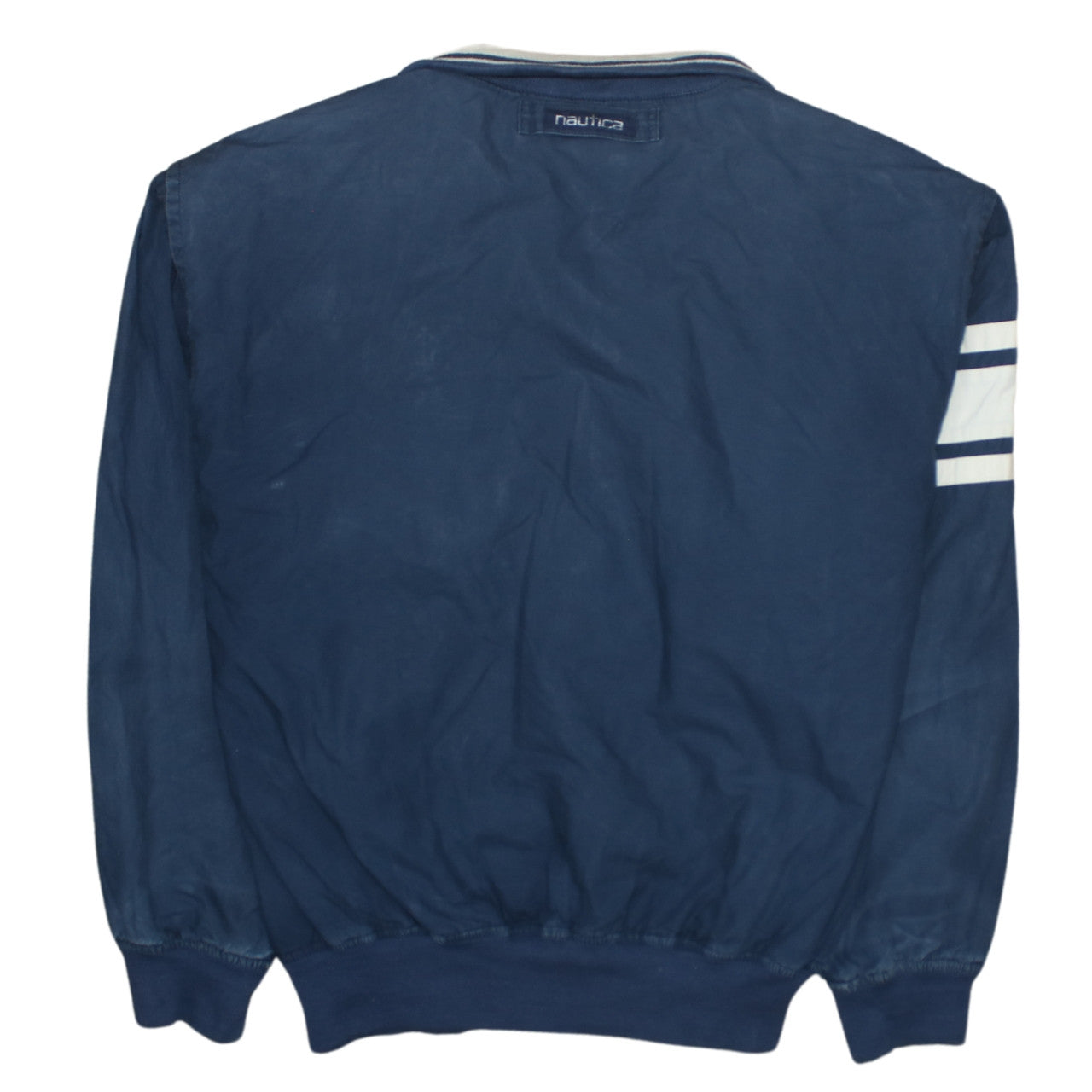 Mens UK Size L Nautica Blue Bomber Jacket