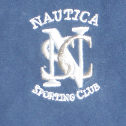 Mens UK Size L Nautica Blue Bomber Jacket