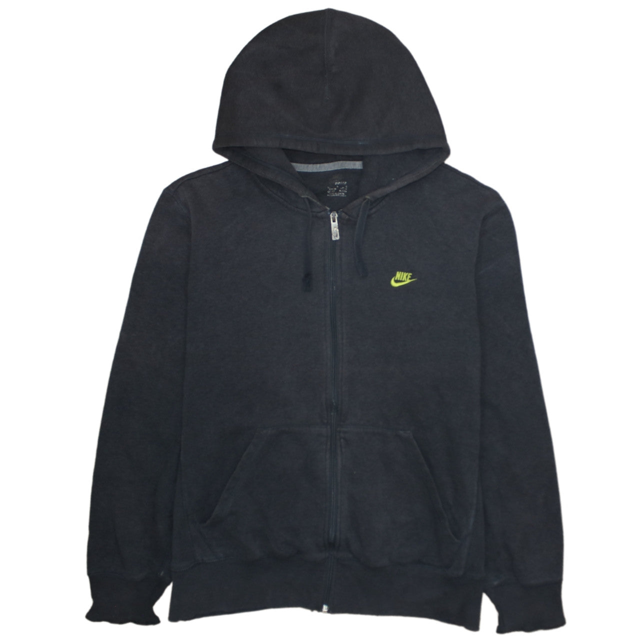 Mens UK Size L Nike Black Full Zip Hoodie