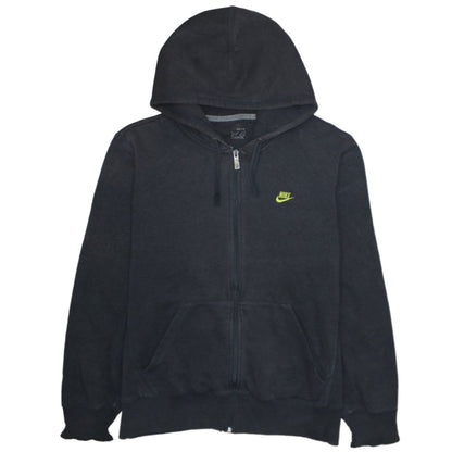 Mens UK Size L Nike Black Full Zip Hoodie
