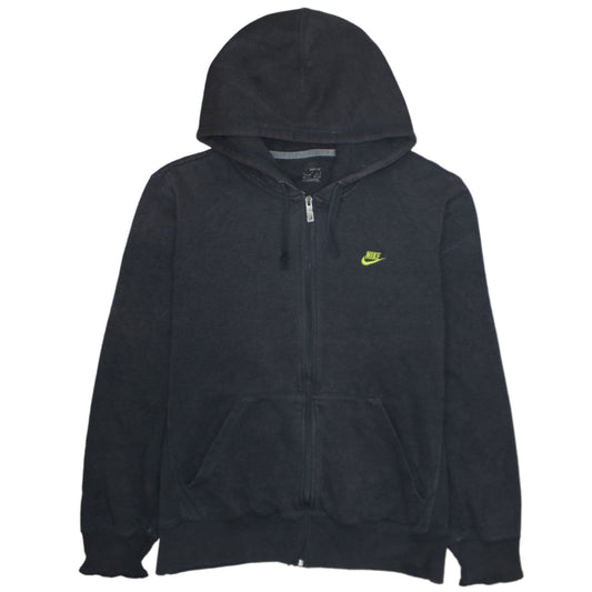 Mens UK Size L Nike Black Full Zip Hoodie