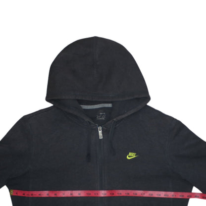 Mens UK Size L Nike Black Full Zip Hoodie