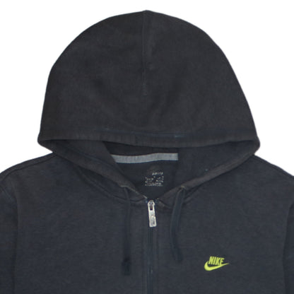 Mens UK Size L Nike Black Full Zip Hoodie