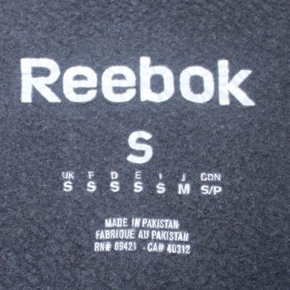 Mens UK Size S Reebok Black Full Zip Sweatshirt