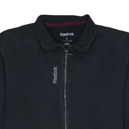 Mens UK Size S Reebok Black Full Zip Sweatshirt