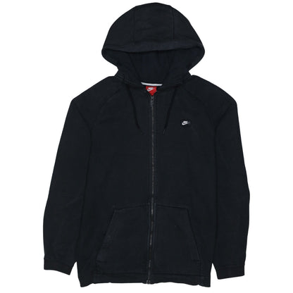 Mens UK Size L Nike Black Full Zip Hoodie