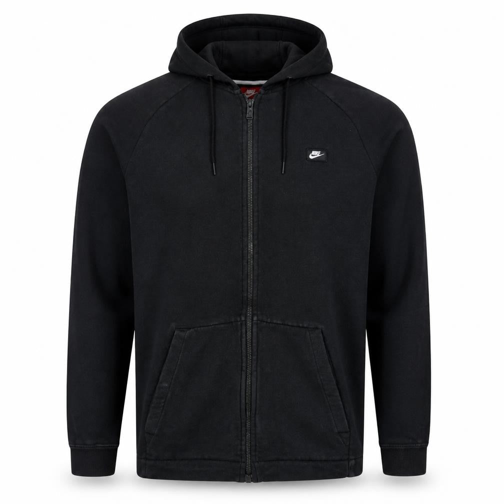 Mens UK Size L Nike Black Full Zip Hoodie