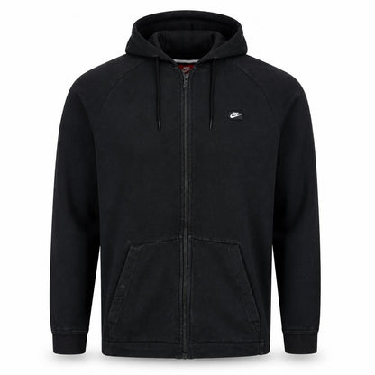 Mens UK Size L Nike Black Full Zip Hoodie