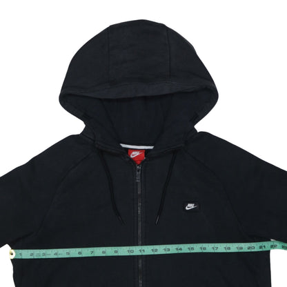 Mens UK Size L Nike Black Full Zip Hoodie