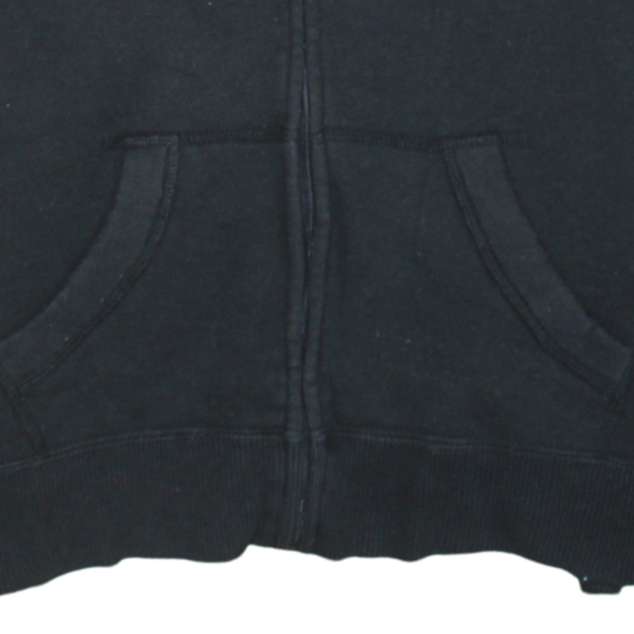 Mens UK Size S Hollister Black Full Zip Hoodie