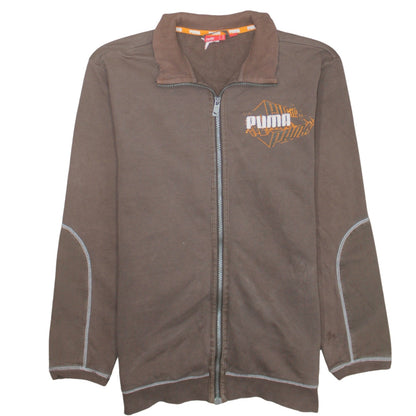 Mens UK Size 2XL PUMA Brown Full Zip Sweatshirt