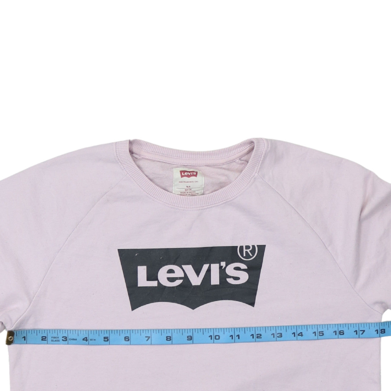 Womens UK Size 16 Levi's Pink Pullover Sweatshirt