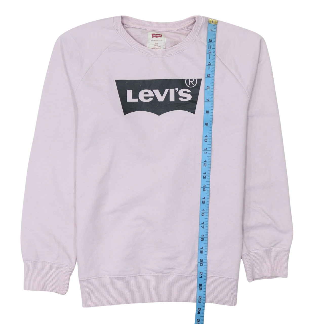Womens UK Size 16 Levi's Pink Pullover Sweatshirt