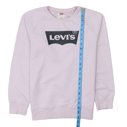 Womens UK Size 16 Levi's Pink Pullover Sweatshirt