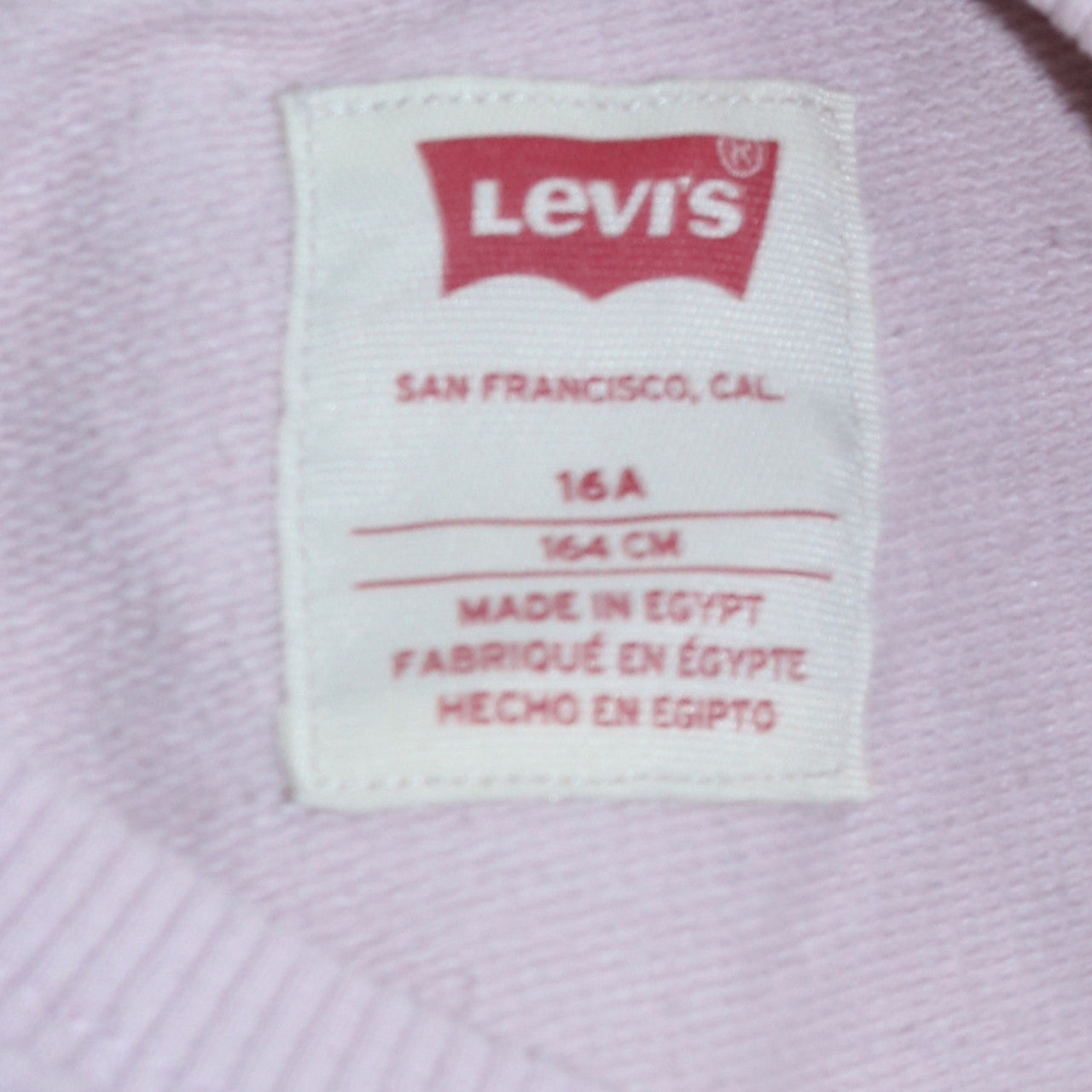 Womens UK Size 16 Levi's Pink Pullover Sweatshirt