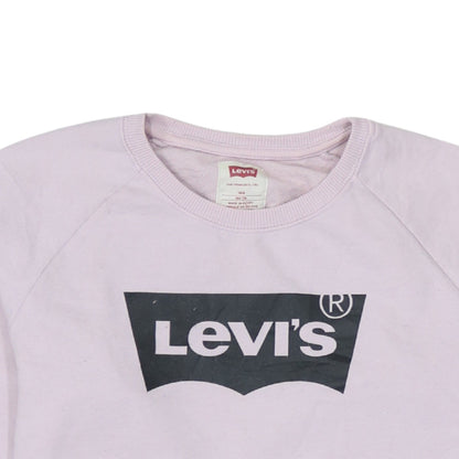 Womens UK Size 16 Levi's Pink Pullover Sweatshirt
