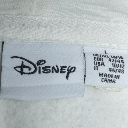 Womens UK Size L Disney Ivory Pullover Hoodie