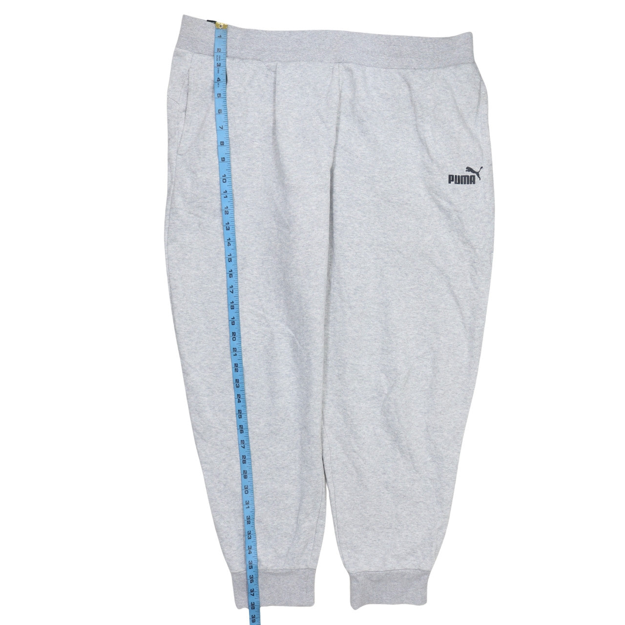 Mens UK Size 2XL PUMA Regular Fit Jogger Grey Trousers