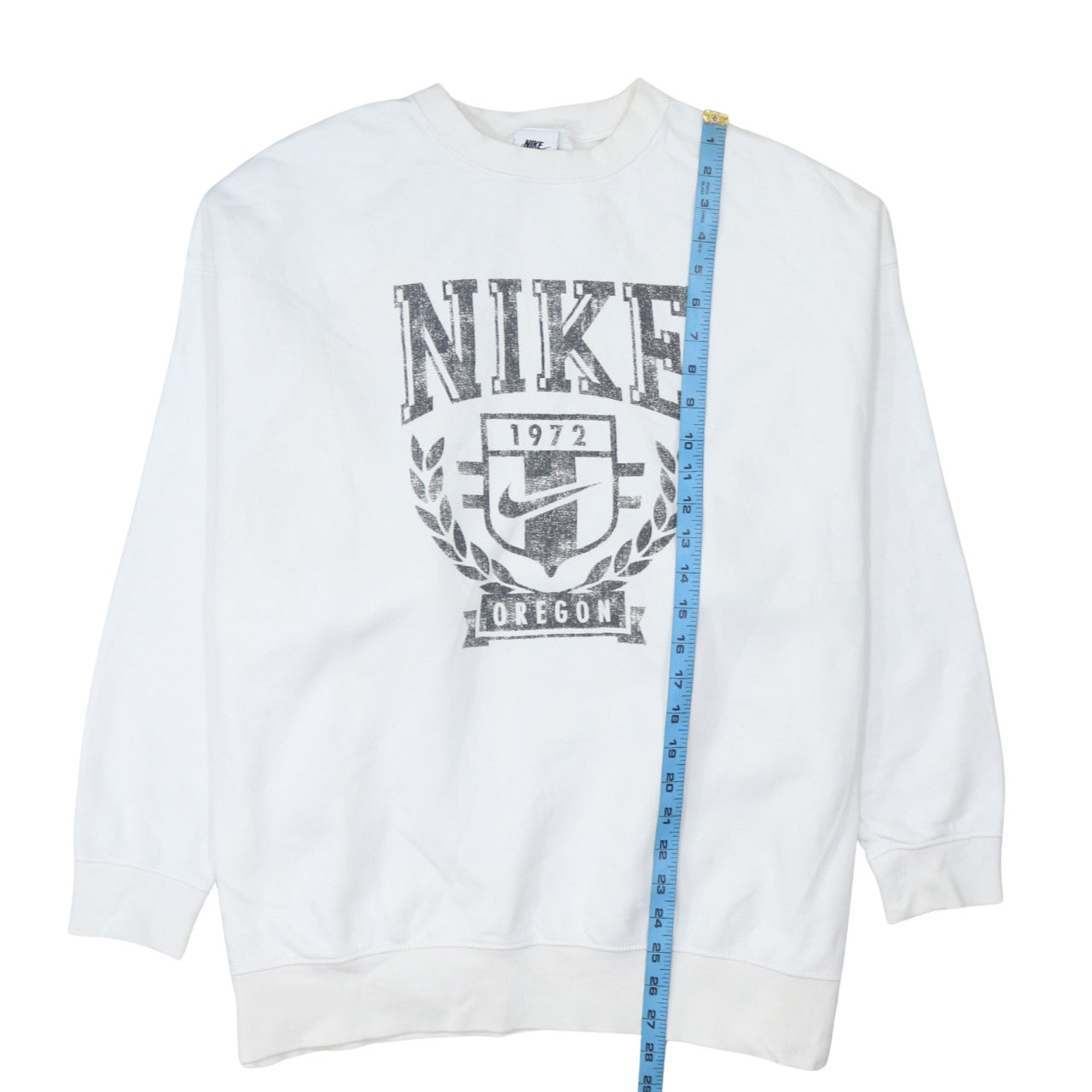 Womens UK Size S Nike White Pullover Sweatshirt