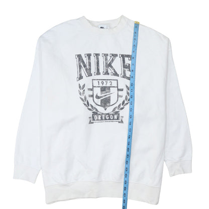 Womens UK Size S Nike White Pullover Sweatshirt