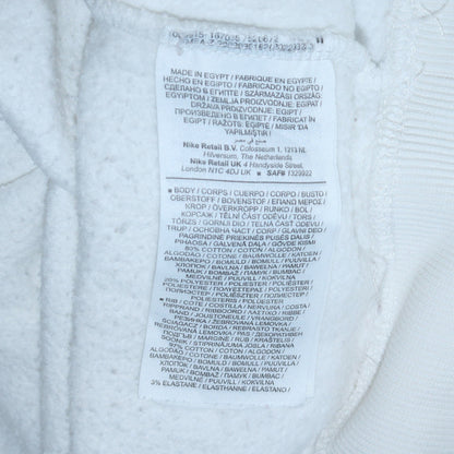 Womens UK Size S Nike White Pullover Sweatshirt