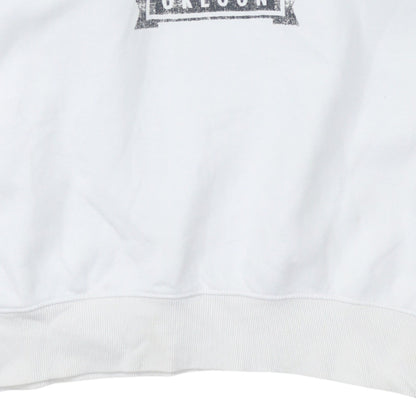Womens UK Size S Nike White Pullover Sweatshirt