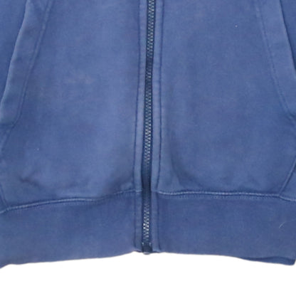 Mens UK Size S Nike Blue Full Zip Hoodie