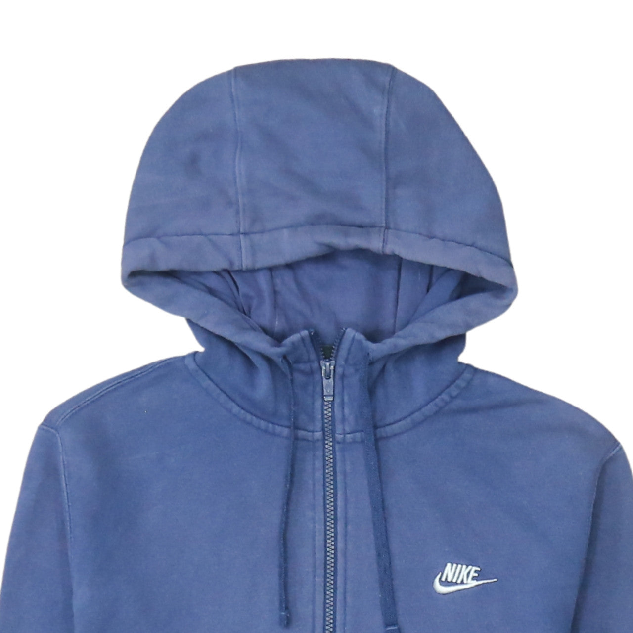 Mens UK Size S Nike Blue Full Zip Hoodie