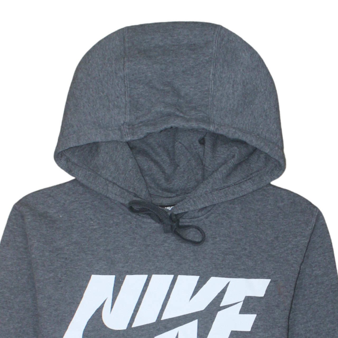 Womens UK Size S Nike Grey Pullover Hoodie
