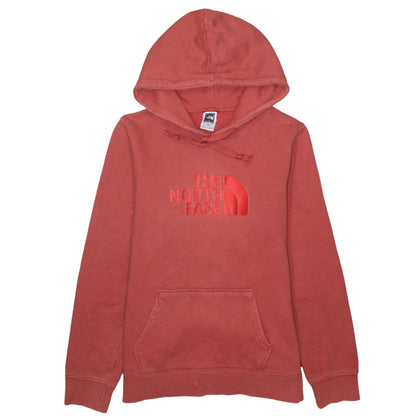 Womens UK Size M The North Face Red Pullover Hoodie