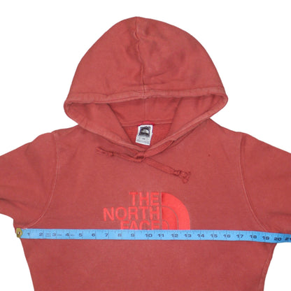 Womens UK Size M The North Face Red Pullover Hoodie