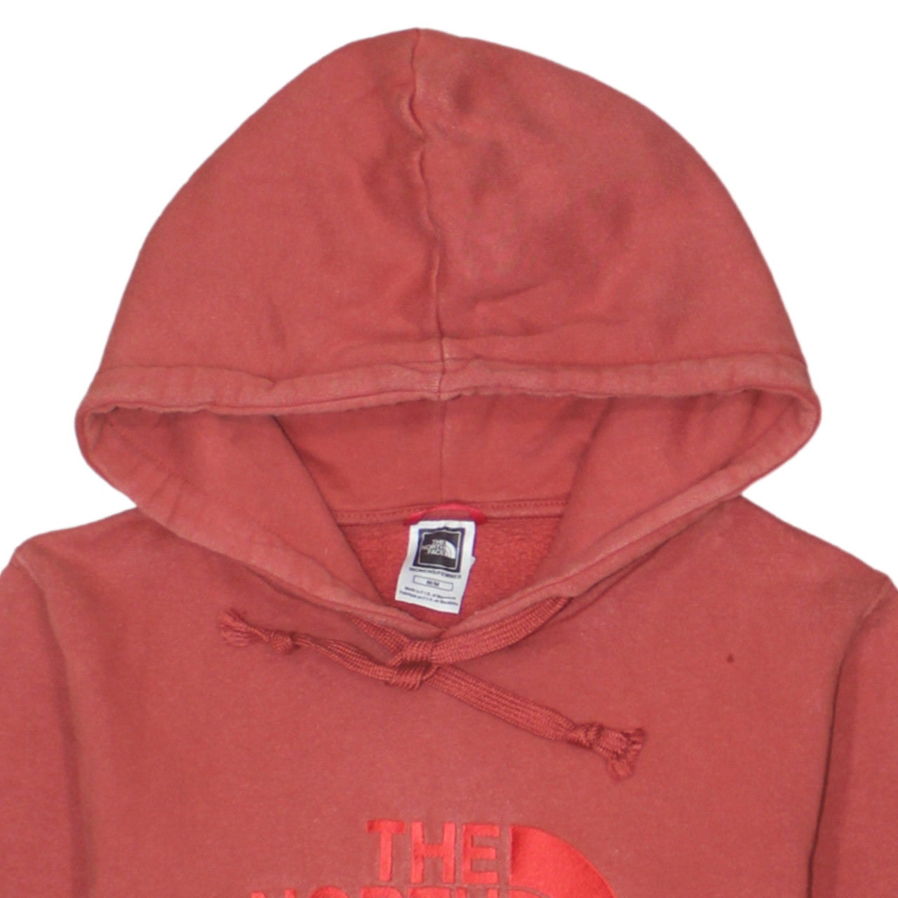 Womens UK Size M The North Face Red Pullover Hoodie