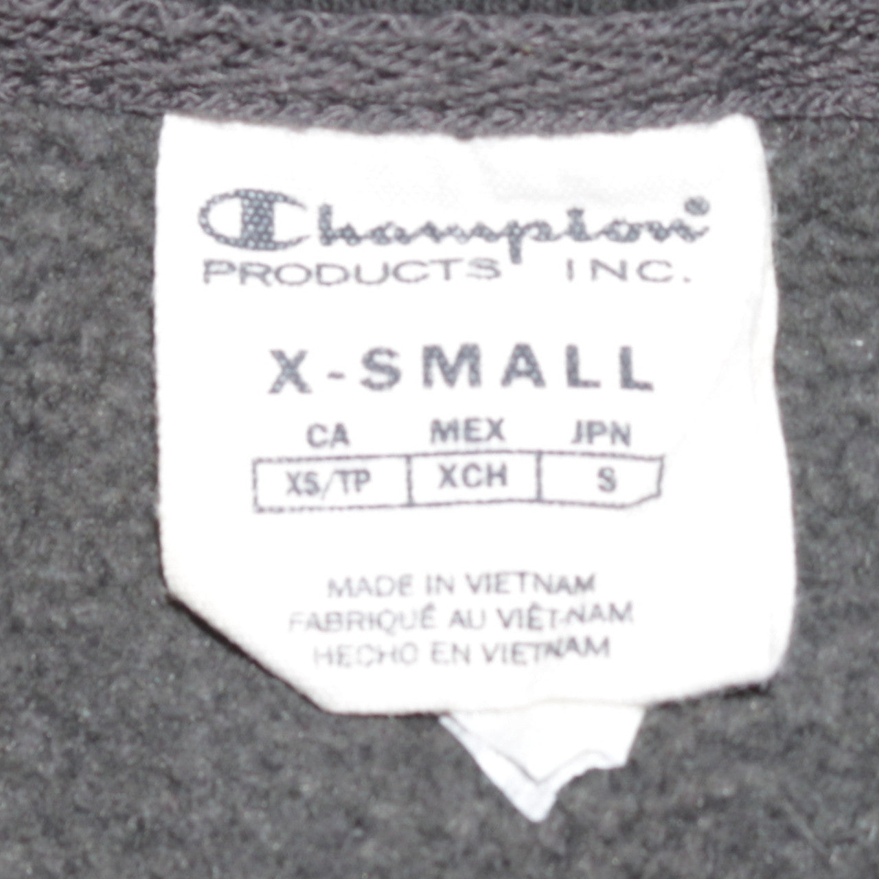 Womens UK Size XS Champion Black Pullover Sweatshirt