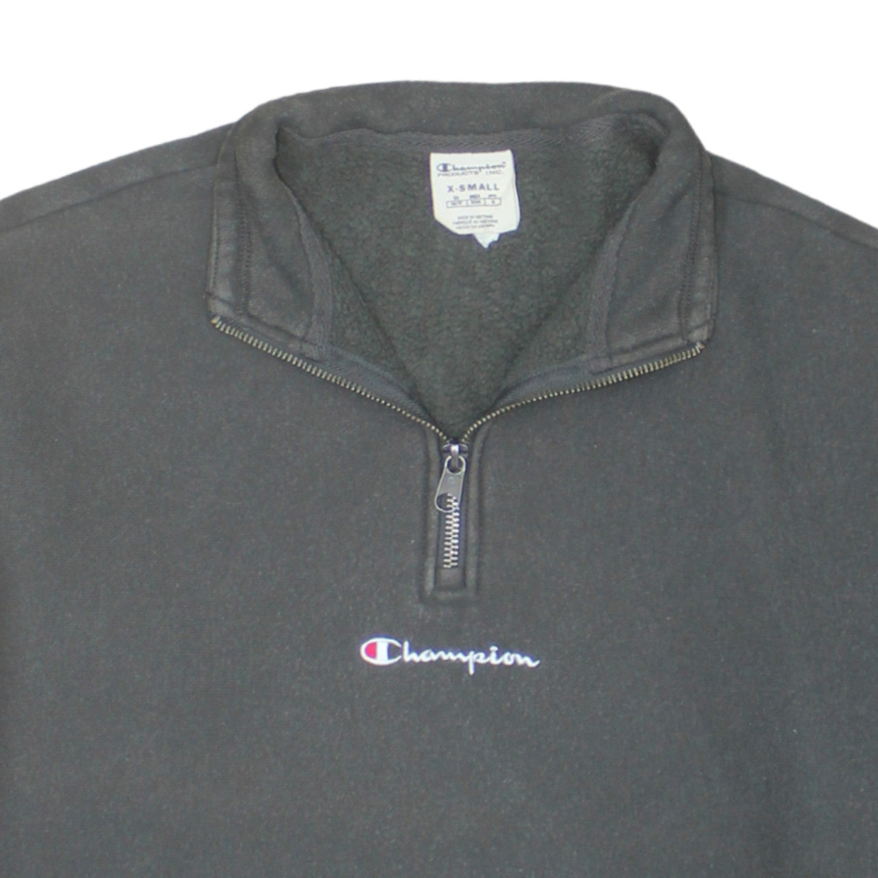 Womens UK Size XS Champion Black Pullover Sweatshirt