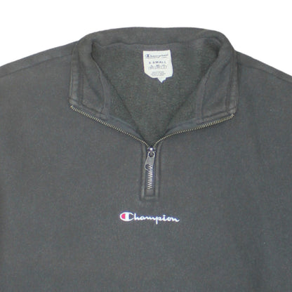 Womens UK Size XS Champion Black Pullover Sweatshirt