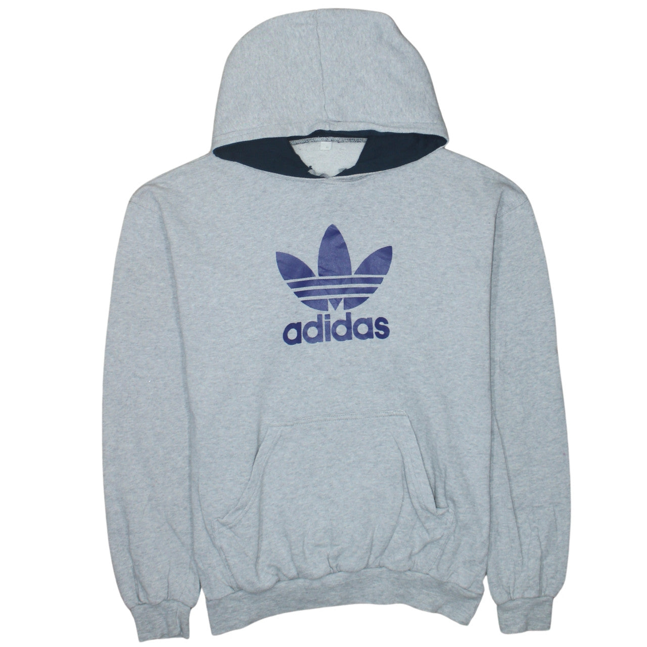 Mens UK Size XL adidas Grey Pullover Hoodie