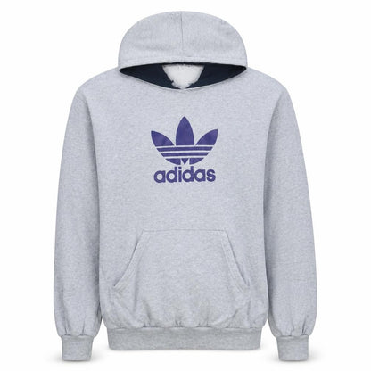 Mens UK Size XL adidas Grey Pullover Hoodie