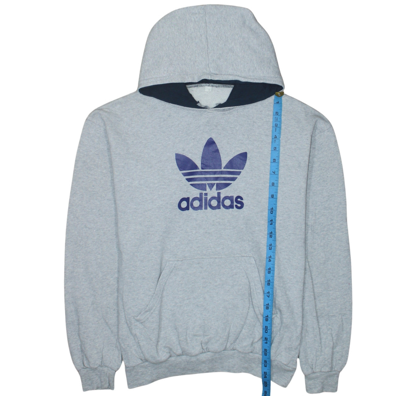 Mens UK Size XL adidas Grey Pullover Hoodie