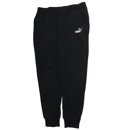 Puma Men's Black XL Jogger Fleece Sweatpants Activewear Trousers