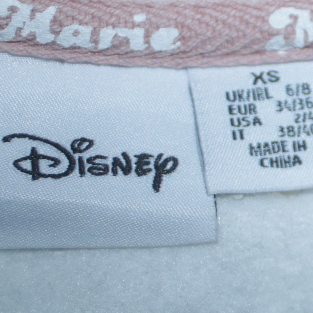 Womens UK Size XS Disney Multicoloured Pullover Sweatshirt
