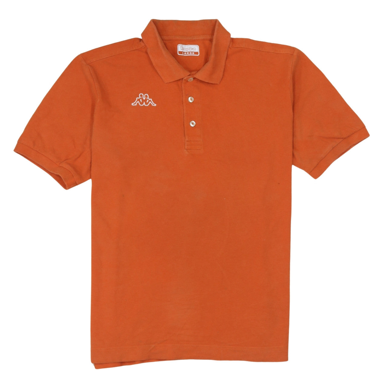 Mens UK Size L Kappa 100% Cotton Polo Shirt