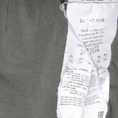 Mens UK Size 2XL Emporio Armani Cotton Blend Polo Shirt