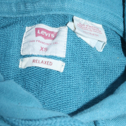Mens UK Size XS Levi's Blue Pullover Hoodie