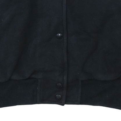 Womens UK Size 18 adidas Black Varsity Jacket