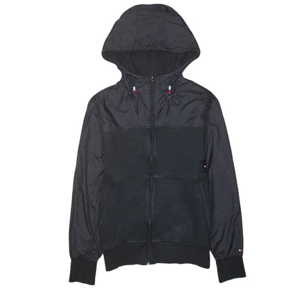 Mens UK Size S Tommy Hilfiger Black Full Zip Hoodie