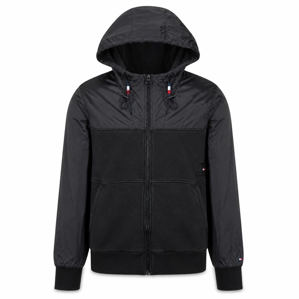 Mens UK Size S Tommy Hilfiger Black Full Zip Hoodie