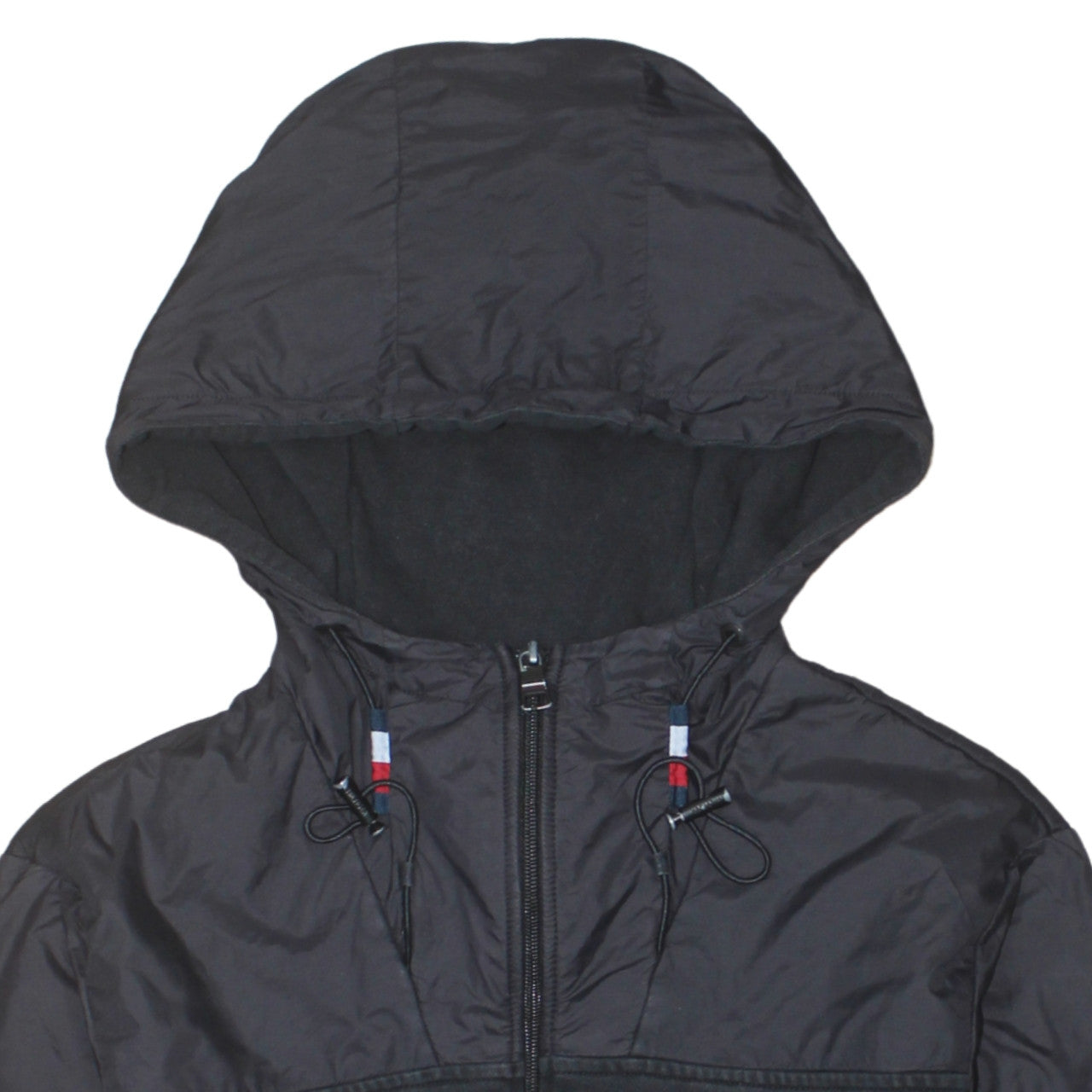 Mens UK Size S Tommy Hilfiger Black Full Zip Hoodie