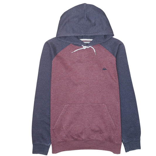 Mens UK Size M Quiksilver Multicoloured Pullover Hoodie