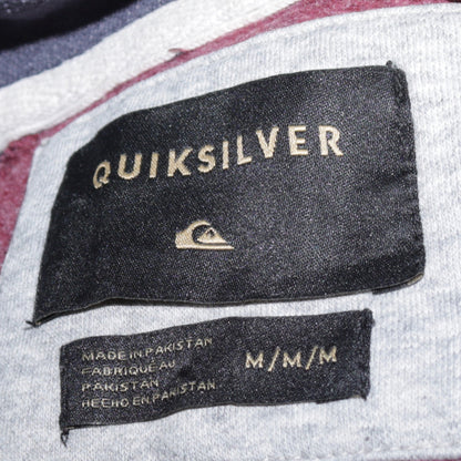 Mens UK Size M Quiksilver Multicoloured Pullover Hoodie